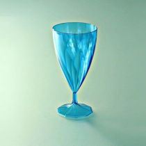 6 VERRES À VIN 15CL - TURQUOISE