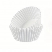 60 MOULES À CUPCAKES PAPIER 5X3.2CM BLANC