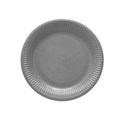 8 ASSIETTES CARTON 23CM - ACIER