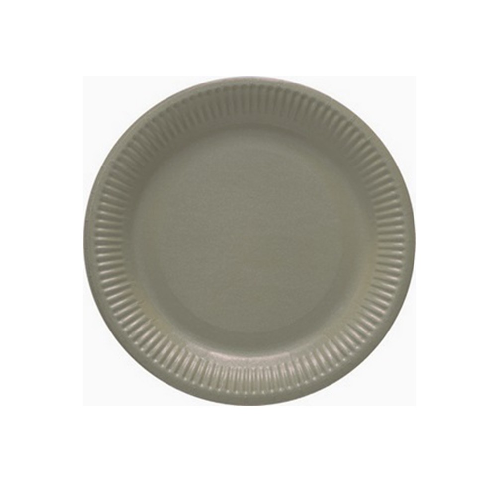 Assiettes en carton - lot de 8 - Doré