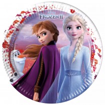 8 ASSIETTES CARTON FROZEN 2 24CM