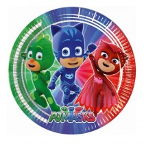 8 ASSIETTES CARTON PJ MASKS