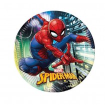 8 ASSIETTES CARTON SPIDERMAN HOMECOMING 23CM