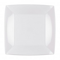 8 ASSIETTES PLATES NICE BLANC 23 CM