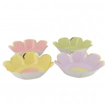 8 BOLS CARTON VICHY 13.5CM PASTEL