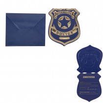 8 CARTONS INVITATION ENVELOPPES POLICE 10.5X12CM