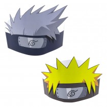 8 COIFFES CARTON NARUTO KAKASHI SHIPPUDEN ENFANT