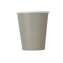 8 GOBELETS CARTON 250ML - TAUPE