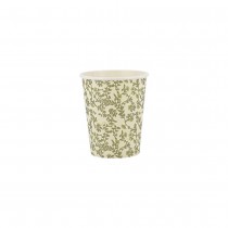 8 GOBELETS CARTON JARDIN BOTANIC 25CL PISTACHE