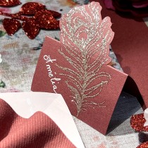 8 MARQUE-PLACES MARSALA PAON OR ROSE 9X5