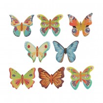 8 PAPILLONS AZYME COMESTIBLE