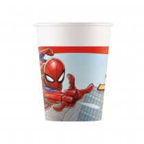 8GOBELETS CARTON SPIDERMAN CRIME FIGHTER