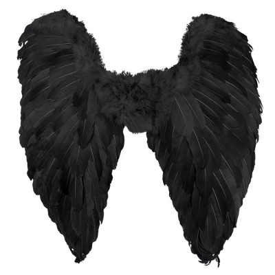 AILES D\'ANGE 65X65CM NOIR