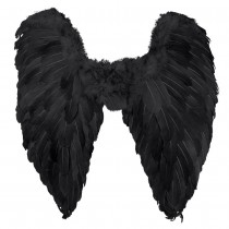 AILES D\'ANGE 65X65CM NOIR