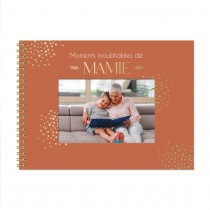 ALBUM PHOTO MOMENTS INOUBLIABLES DE MAMIE 40P OCRE