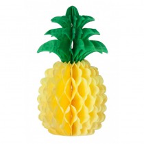 ANANAS ALVÉOLÉ JAUNE ET VERT 15 CM