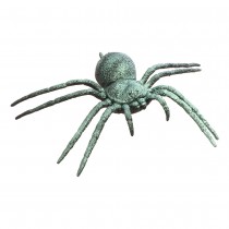 ARAIGNÉE PLASTIQUE DÉCO 23X17.5X3.8CM VERT IRISÉ