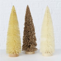 ARBRE NOËL ARTIFICIEL RONDIN JUTE SISAL 32X10CM