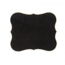 ARDOISE BOIS ACCOLADES 10X12CM NATURE