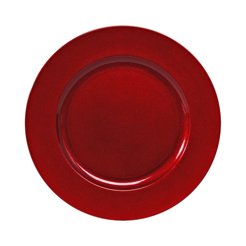 ASSIETTE PLATE DE PRÉSENTATION 33CM ROUGE