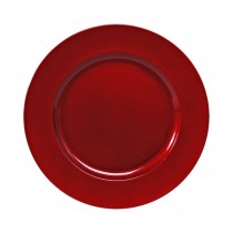 ASSIETTE MÉLAMINÉ 33CM ROUGE