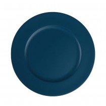 ASSIETTE RÉUTILISABLE PRÉSENTATION 33CM BLEU MAT