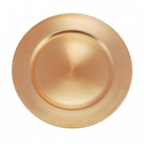 ASSIETTE RÉUTILISABLE PRÉSENTATION 33CM OR