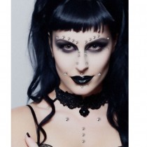 AUTOCOLLANTS PIERCING POINTE 4-5-6MM ARGENT