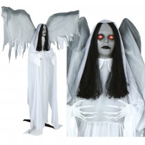 AUTOMATE ANGE MORT ANIMÉ SON LUMIÈRE 190CM BLANC