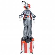 AUTOMATE CLOWN SCÈNE ANIMÉ LUMIÈRE 180CM