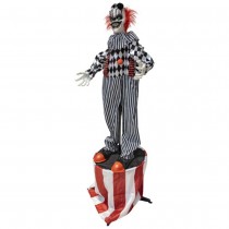 AUTOMATE CLOWN SCÈNE ANIMÉ LUMIÈRE 180CM