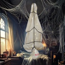 AUTOMATE SQUELETTE SAC ANIMÉ SON LUMIÈRE 170CM