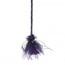 BALAI SORCIERE ENFANT 28CMX1.08M NOIR VIOLET