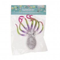 BALLE SENSORIELLE PIEUVRE ANTI-STRESS 18X13X4CM