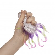 BALLE SENSORIELLE PIEUVRE ANTI-STRESS 18X13X4CM