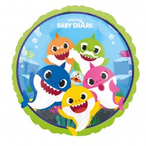 BALLON ALU BABY SHARK 43CM MULTICOLORE