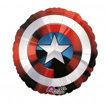 BALLON ALU BOUCLIER AVENGERS CAPTAIN AMERICA 71CM