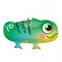 BALLON ALU CAMÉLÉON JUNIOR HAWAÏ 55X33CM VERT