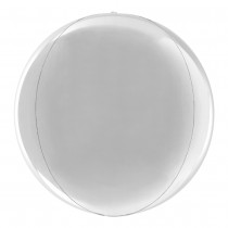 BALLON ALU ORBZ ROND ARGENT 38 CM