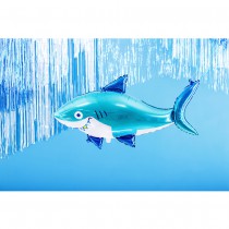 BALLON ALU REQUIN BABY SHARK 92X48CM BLEU