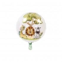 BALLON ALUMINIUM ANIMAUX DE LA SAVANE 45CM