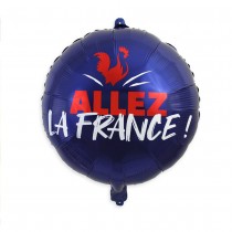 BALLON ALUMINIUM COCORICO FRANCE SUPPORTER 35CM