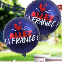 BALLON ALUMINIUM COCORICO FRANCE SUPPORTER 35CM