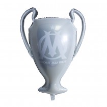 BALLON ALUMINIUM COUPE EUROPE OM FOOTBALL 82X64CM