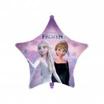 BALLON ALUMINIUM ÉTOILE FROZEN REINE NEIGE 46CM