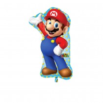 BALLON ALUMINIUM FIGURINE SUPER MARIO BROS 55X83CM