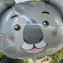 BALLON ALUMINIUM FORME TÊTE DE KOALA 94CM