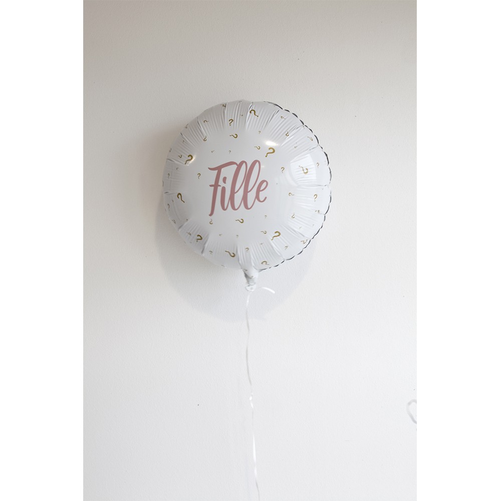 BALLON ALUMINIUM GENDER REVEAL 45 CM