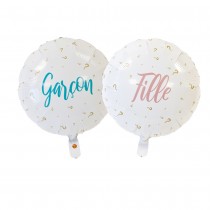 BALLON ALUMINIUM GENDER REVEAL 45CM