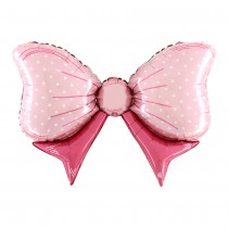 BALLON ALUMINIUM NUD CADEAU 109CM ROSE